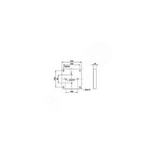 Монтажная плита Grundfos Base plate cpl. TP/TPE