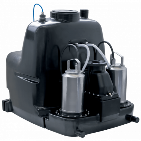 Напорная установка для отвода сточных вод в виде двухнасосной станции Wilo DrainLift XL2/25 (3~)
