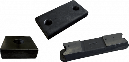 Комплект опорных блоков мотора H65 BG.160