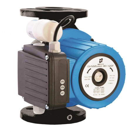 Циркуляционный фланцевый однофазный 3-х скоростной насос IMP PUMPS GHNMbasic II 50-120 F